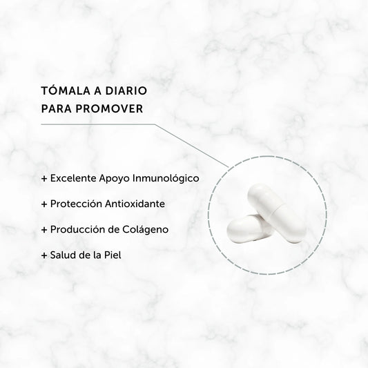 🍊 Vitamina C Revel - Potenciador del Sistema Inmune – 1000 mg (60 cápsulas / 30 porciones)