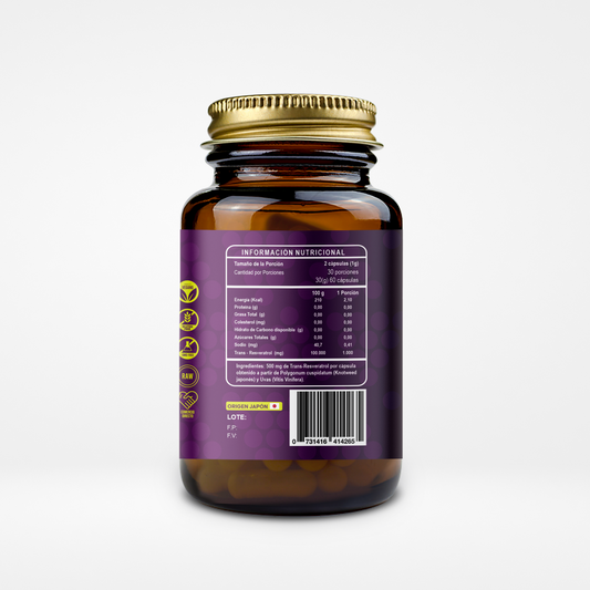 Trans-Resveratrol Riandco (60 CAP - 500 mg)