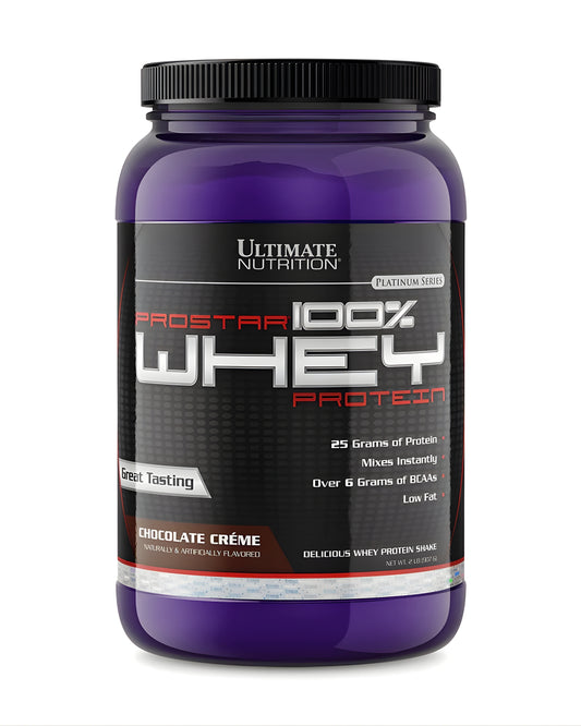 Proteína Prostar 100% Whey Ultimate Nutrition (2lbs/907gr - 30 servicios)
