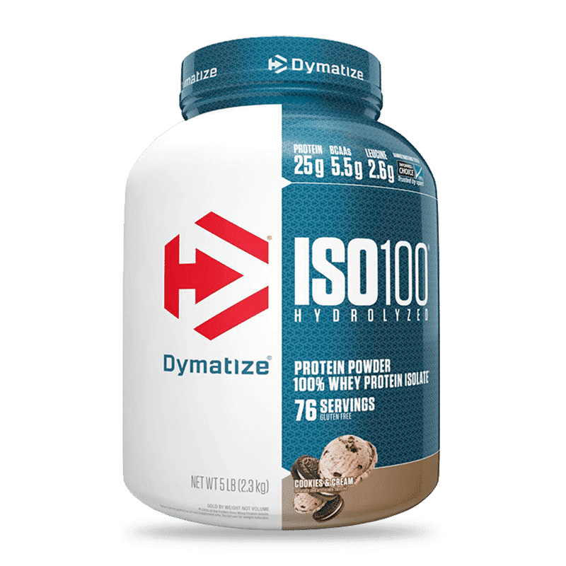 Proteína Hidrolizada Dymatize ISO 100 – (5 lbs / 71 servicios)