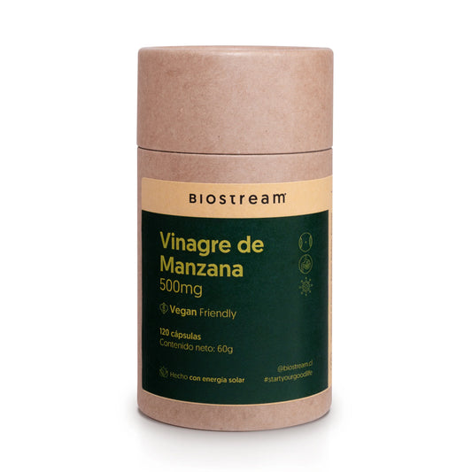 Vinagre de Manzana Biostream (120 capsulas - 500mg)