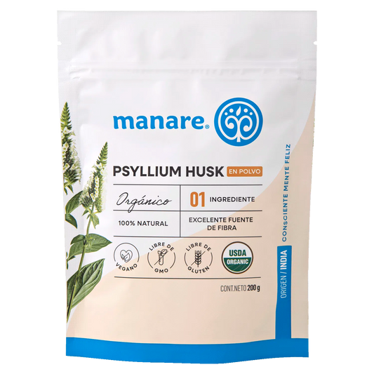 Psyllium Husk Orgánico Manare 200 g