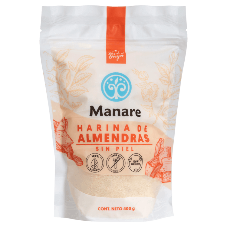 Harina de Almendras Sin Piel Manare (400 g)