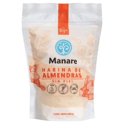 Harina de Almendras Sin Piel Manare (400 g)