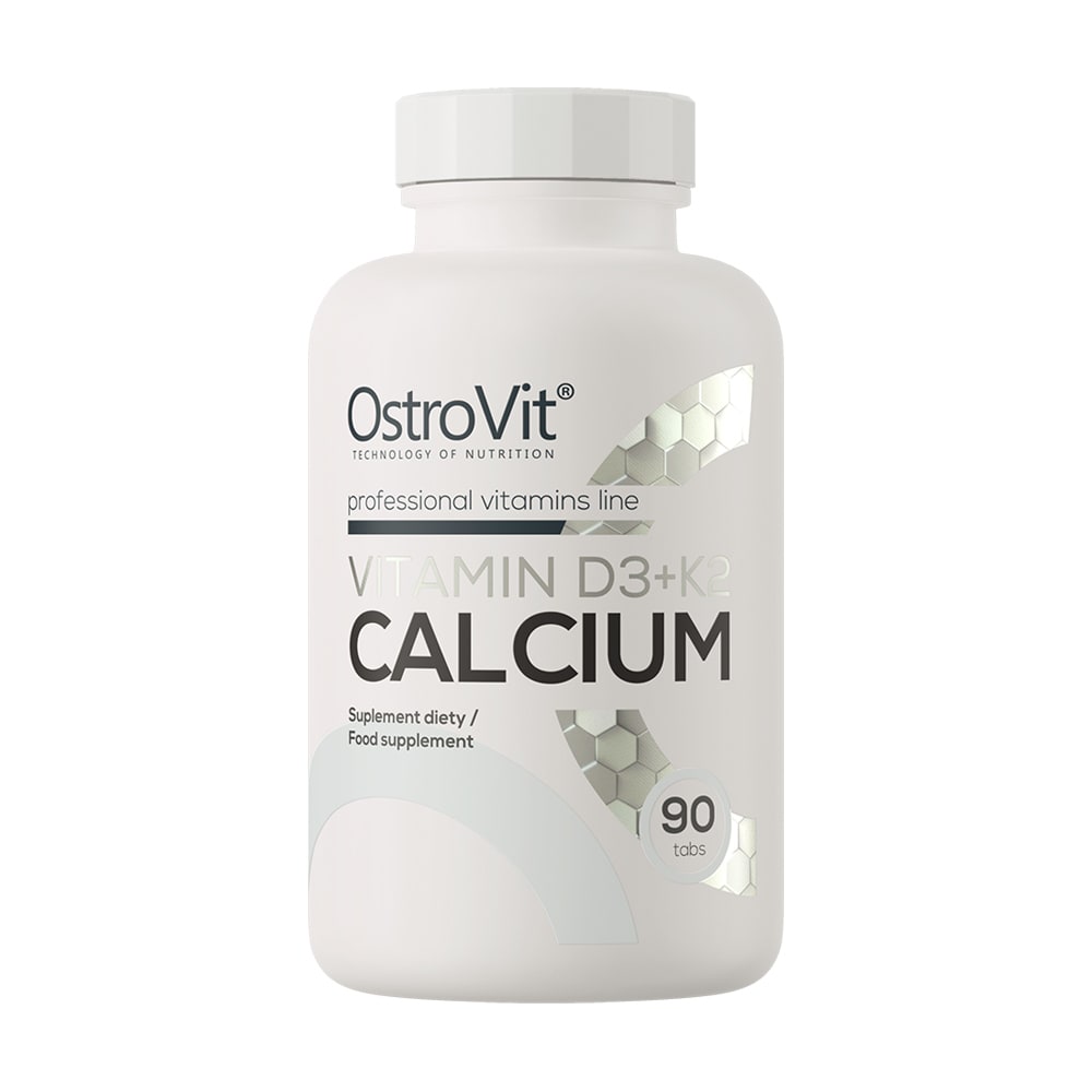 Vitamina D3 (1000 UI) + K2 + Calcio Ostrovit (90 cápsulas / 90 porciones)