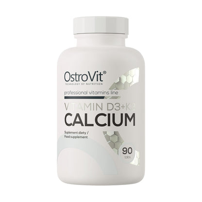 Vitamina D3 (1000 UI) + K2 + Calcio Ostrovit (90 cápsulas / 90 porciones)