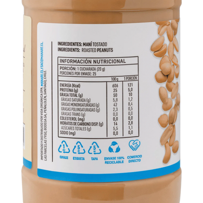 Mantequilla de mani Manare 500 g
