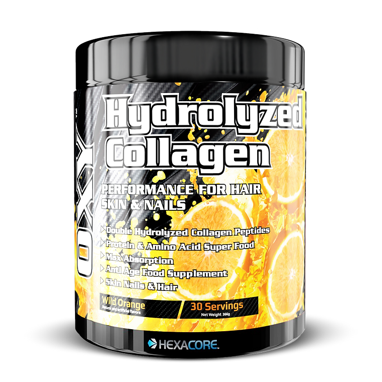 🍊 Colágeno Hidrolizado Oxy Hexacore – Naranja Silvestre (366 g / 30 servicios)
