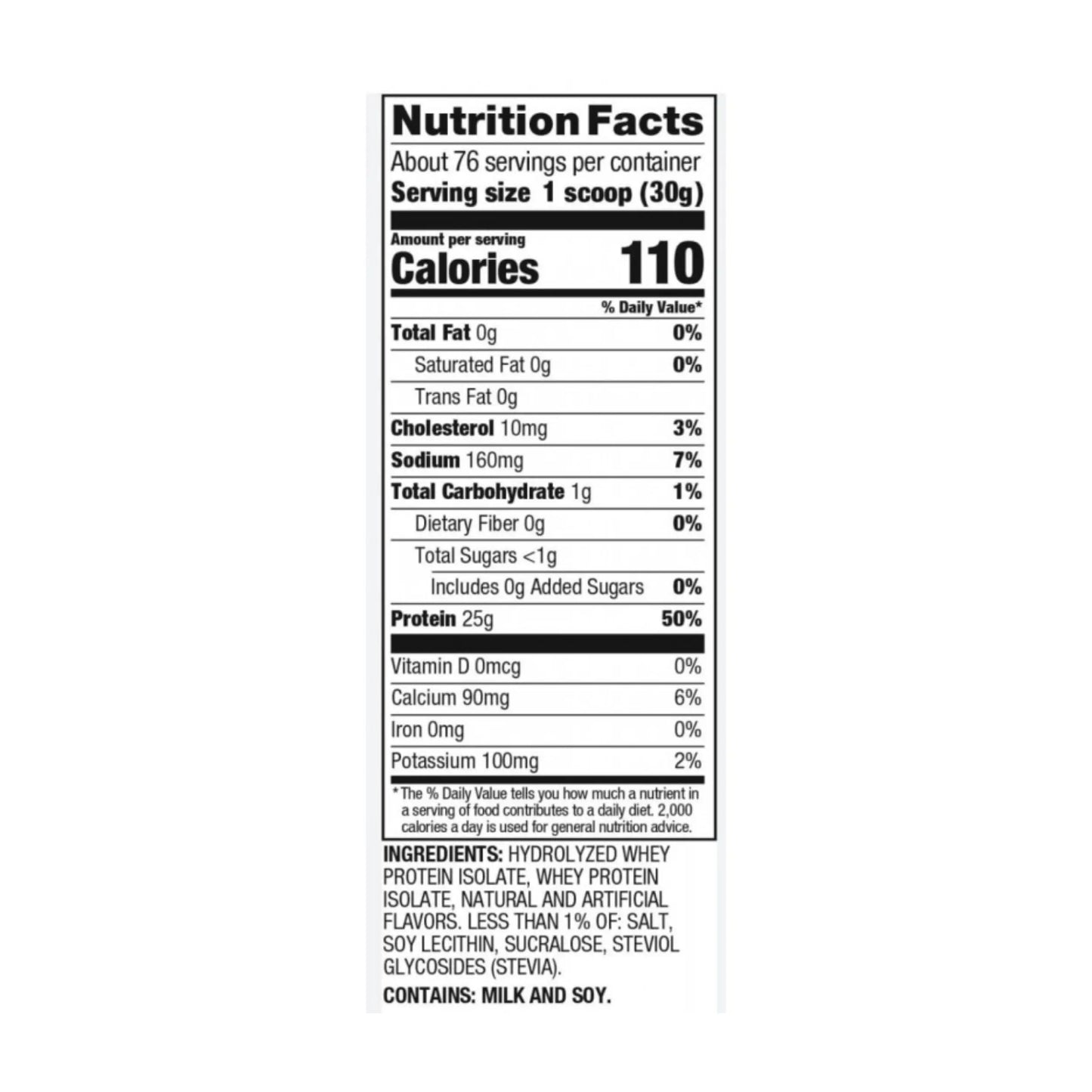 🥇 Proteína Aislada (Isolate) Hidrolizada Dymatize ISO100 – Sabor Vainilla Gourmet (5 lbs / 76 servicios)