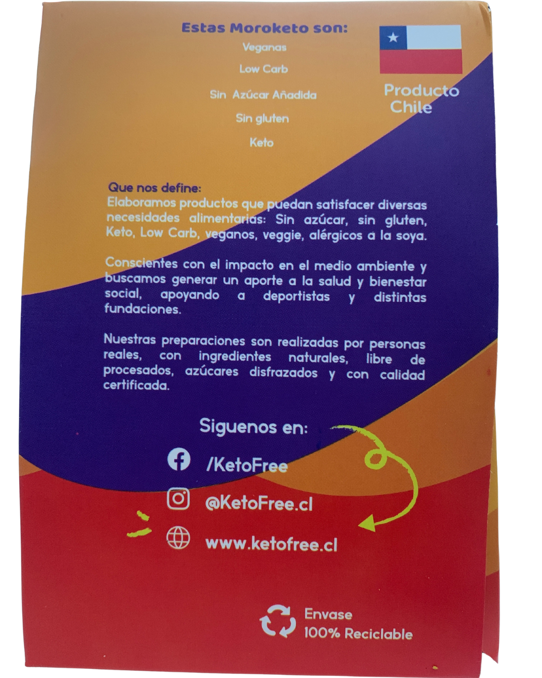 🍪 Galletas Moroketo Veganas + 19,5g de Proteína Keto Free