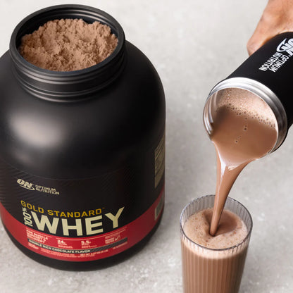 💪 Proteina Gold Standard 100% Whey – Sabor Vainilla Ice Cream (5 lbs / 73 servicios)