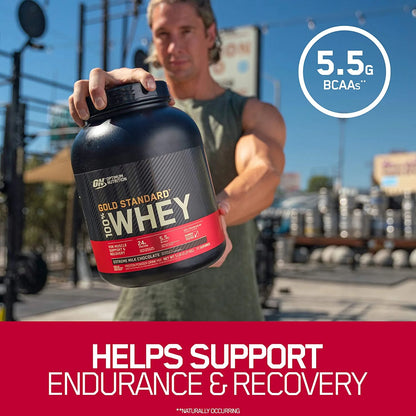 💪 Proteina Whey Gold Standard 100% Whey – (5 lbs / 73 servicios) + SHAKER + BARRITA + HIDRATANTE + ENVÍO GRATIS