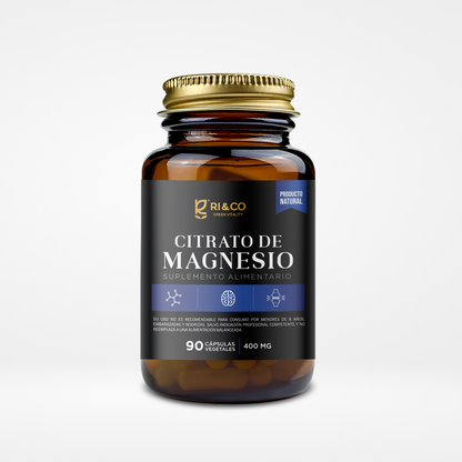Citrato de Magnesio Riandco (90 cap x 400mg)