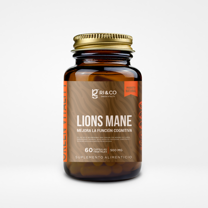 🍄 Melena de León Riandco (Lion’s Mane) – 60 cápsulas x 500mg