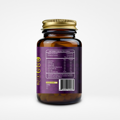 Trans-Resveratrol Riandco (60 CAP - 500 mg)