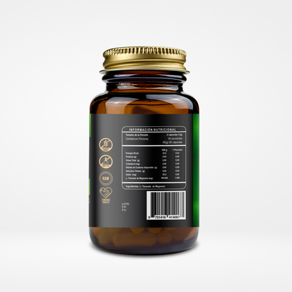 L-Treonato de Magnesio Riandco Para la Concentración y Claridad Mental (90 cap x 500mg)