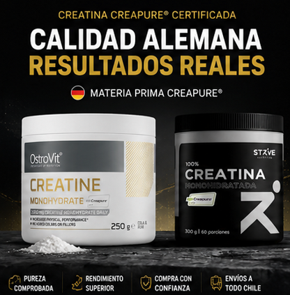 Creatinas Creapure® 100% Certificadas | Calidad Alemana