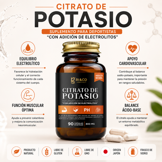 Citrato de Potasio Riandco (90 cap x 800mg)