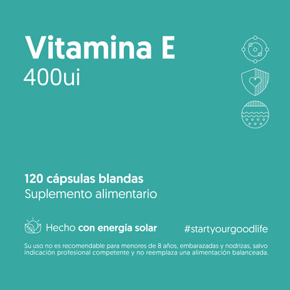 Vitamina E Biostream (120 CAPSULAS - 400ui)