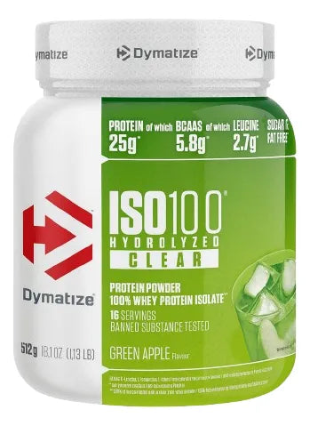 ISO 100 CLEAR – Proteína Aislada Hidrolizada Dymatize 1,4 Lbs