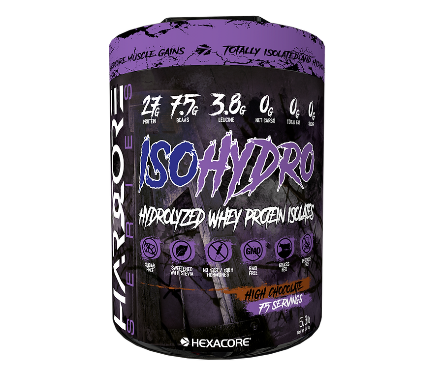 Proteína de Suero Aislada (Isolate) ISO HYDRO Hidrolizada Hexacore Sabor High Chocolate – 5.3 lbs (75 servicios)