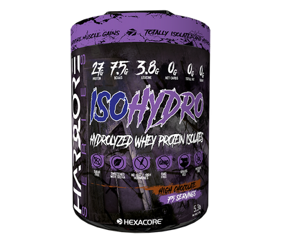Proteína de Suero Aislada (Isolate) ISO HYDRO Hidrolizada Hexacore Sabor High Chocolate – 5.3 lbs (75 servicios)