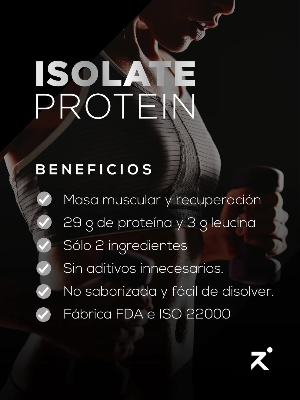🥇 Proteína Aislada (Isolate) 700 g – Ultra Pura y de Máxima Calidad Strive (Sin Sabor)
