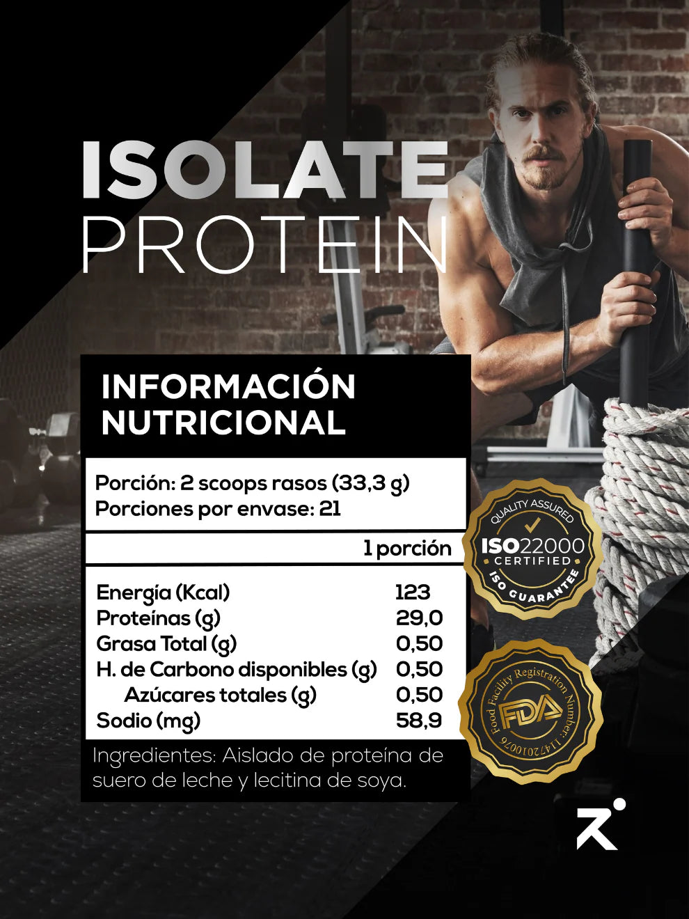 🥇 Proteína Aislada (Isolate) 700 g – Ultra Pura y de Máxima Calidad Strive (Sin Sabor)