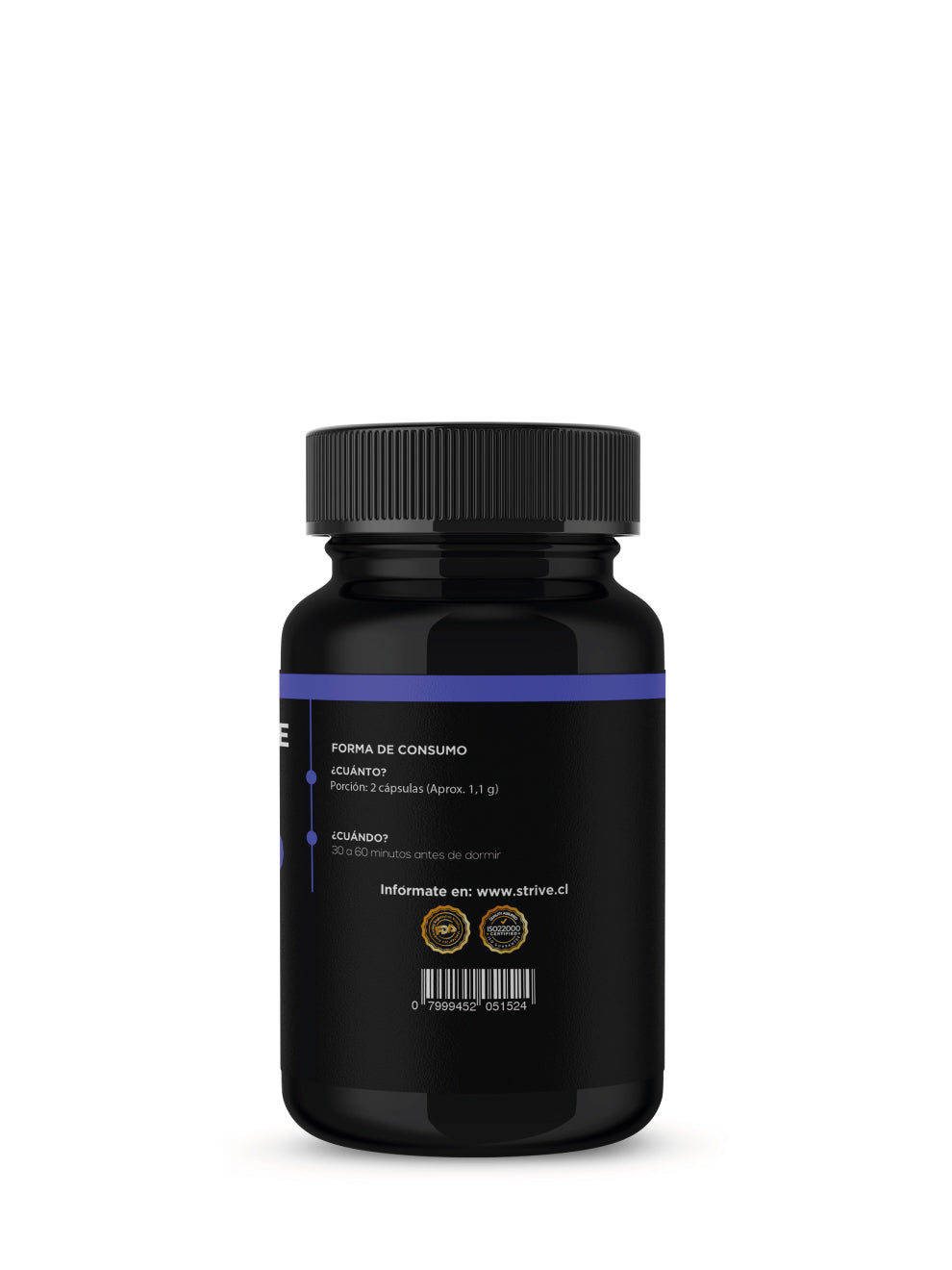 Triple Magnesio (Bisglicinato - Treonato - Taurato) + Triptófano Strive (60 Cápsulas)