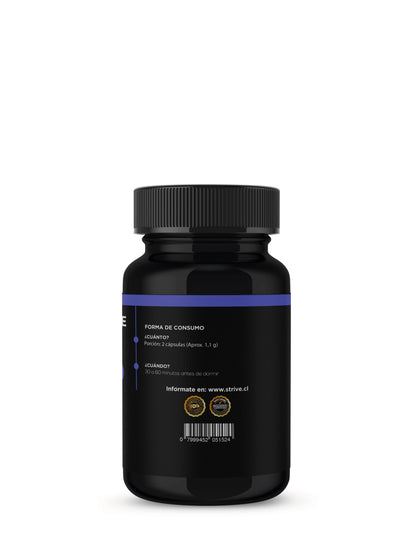 Triple Magnesio (Bisglicinato - Treonato - Taurato) + Triptófano Strive (60 Cápsulas)