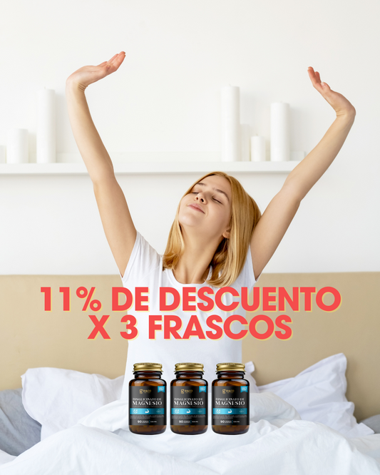 Bisglicinato de Magnesio Riandco Para Recuperar Tu Energía y Relajar Tu Cuerpo (90 cap x 500mg)