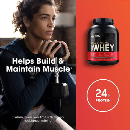 💪 Proteina Whey Gold Standard 100% Whey – (5 lbs / 73 servicios) + SHAKER + BARRITA + HIDRATANTE + ENVÍO GRATIS