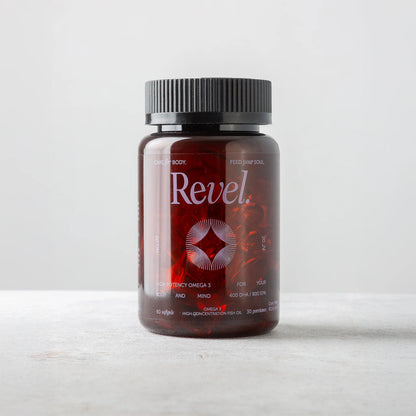 🐟 Omega 3 Revel Aceite de Pescado Anchoveta – 1200 mg (EPA 800 + DHA 400) (60 cápsulas / 30 porciones)
