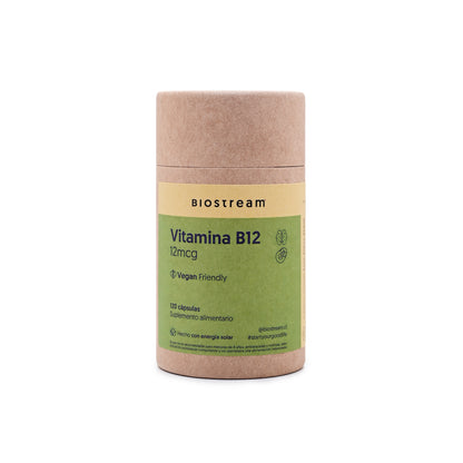 Vitamina B12 Biostream (120 capsulas - 12 mcg)
