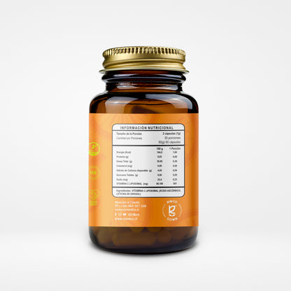 Vitamina C Liposomal Riandco (60 caps x 500mg)