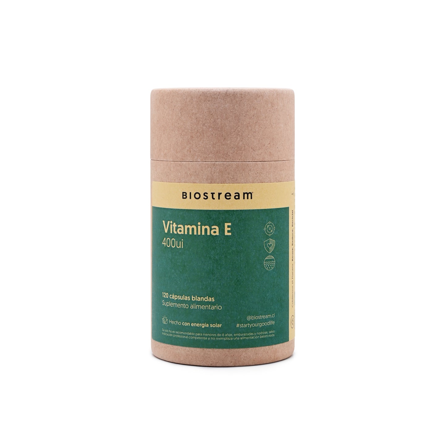 Vitamina E Biostream (120 CAPSULAS - 400ui)
