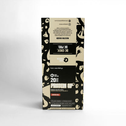 Barras de Proteína Sabor Chocolate Blanco EASY PROTEIN – 20g de Proteína 🥜💪 (Caja 20 unidades)
