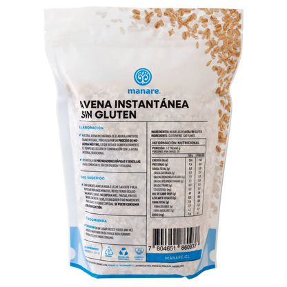 Avena Sin Gluten Instantánea Manare 800 g