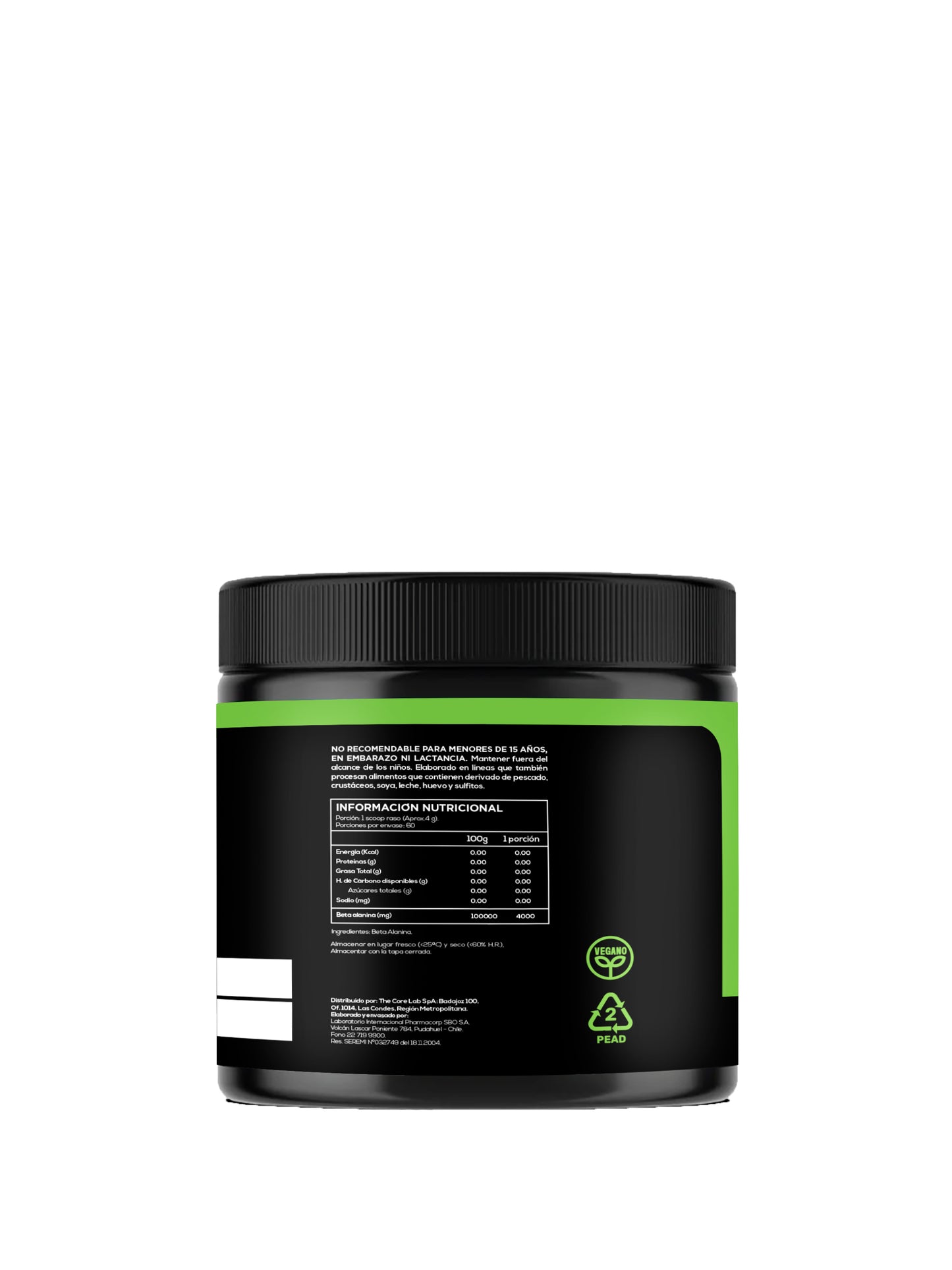 ⚡Beta Alanina Strive (240gr - 60 porciones)