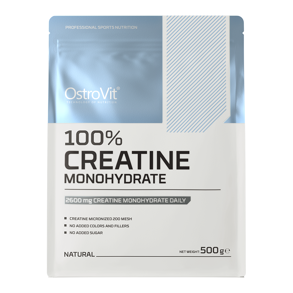 Creatina Monohidratada Sin Sabor Ostrovit (500r / 100 servicios)