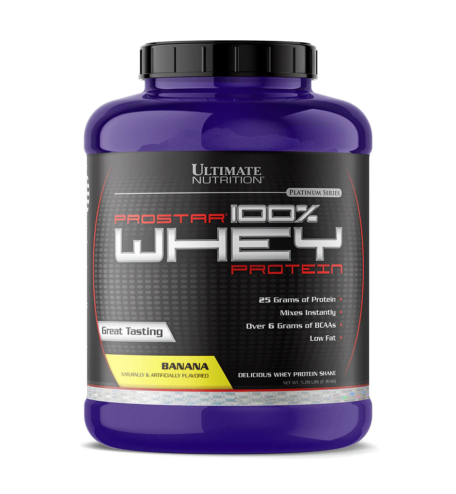 Proteína Prostar 100% Whey Ultimate Nutrition (5.28 lbs/2.39 kg - 80 servicios)