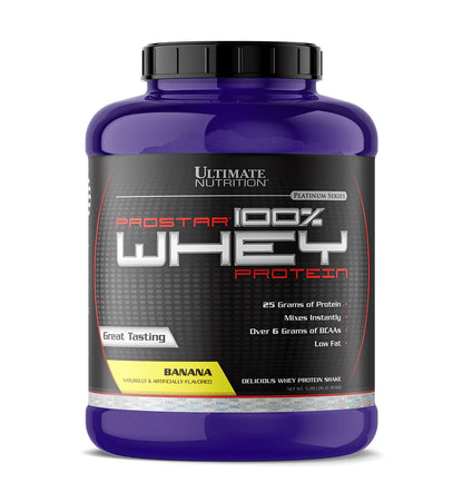 Proteína Prostar 100% Whey Ultimate Nutrition (5.28 lbs/2.39 kg - 80 servicios)