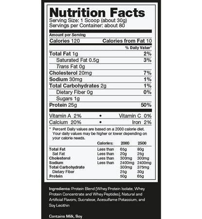 Proteína Prostar 100% Whey Ultimate Nutrition (5.28 lbs/2.39 kg - 80 servicios)